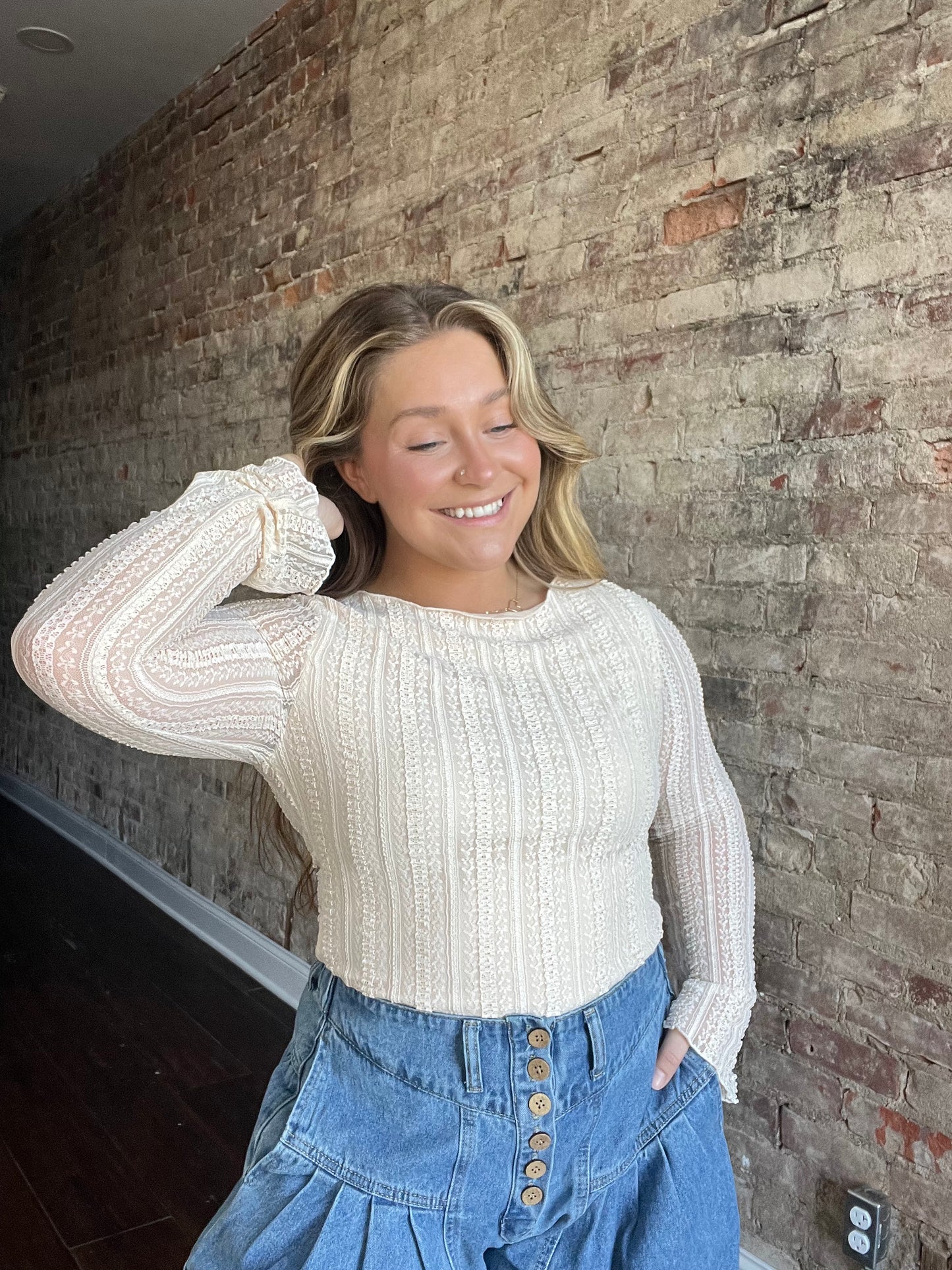 Lace Layering Top