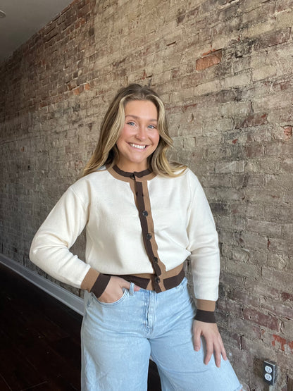 Dual Stripe Cardigan