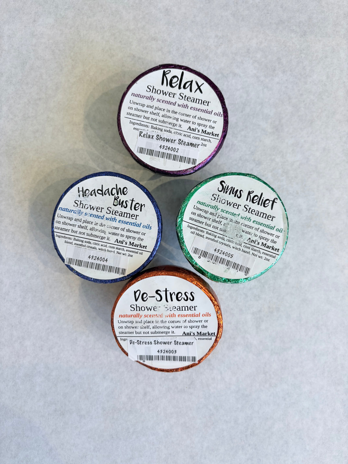 Essential Oil Shower Steamers