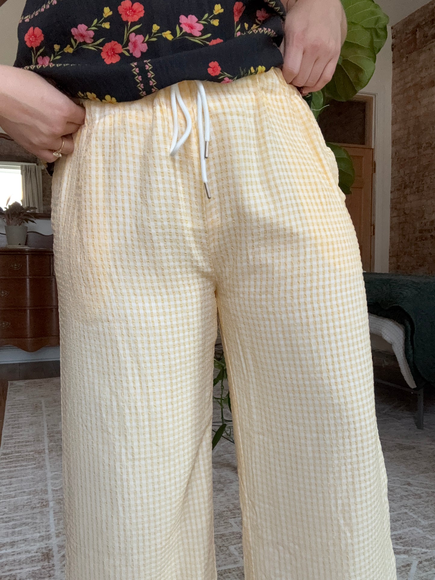 Checkered Gingham Pants