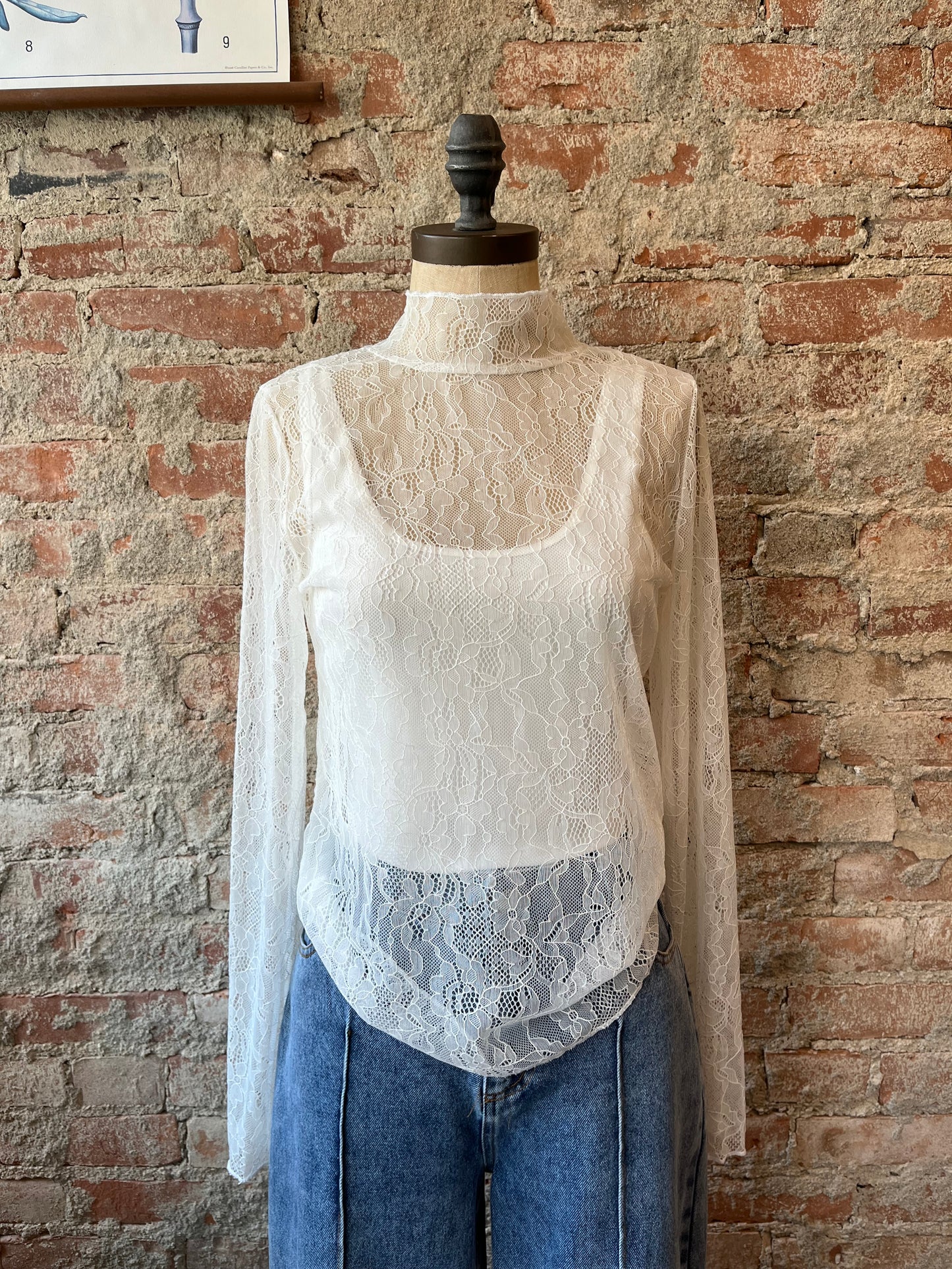 Elegant Lace Layering Top