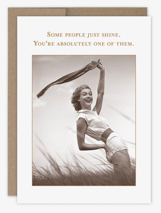Some People Just Shine Congratulations Card