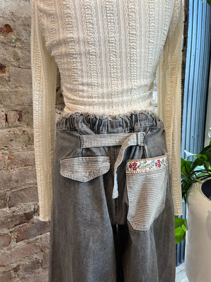 Pol Floral Trim Pants