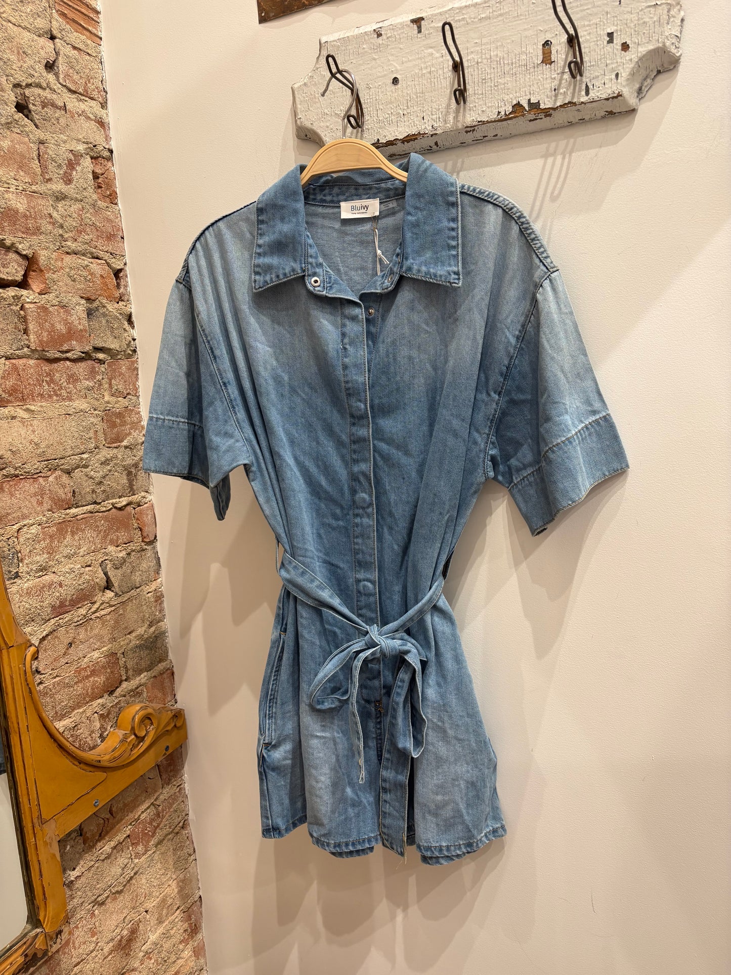 Denim Romper