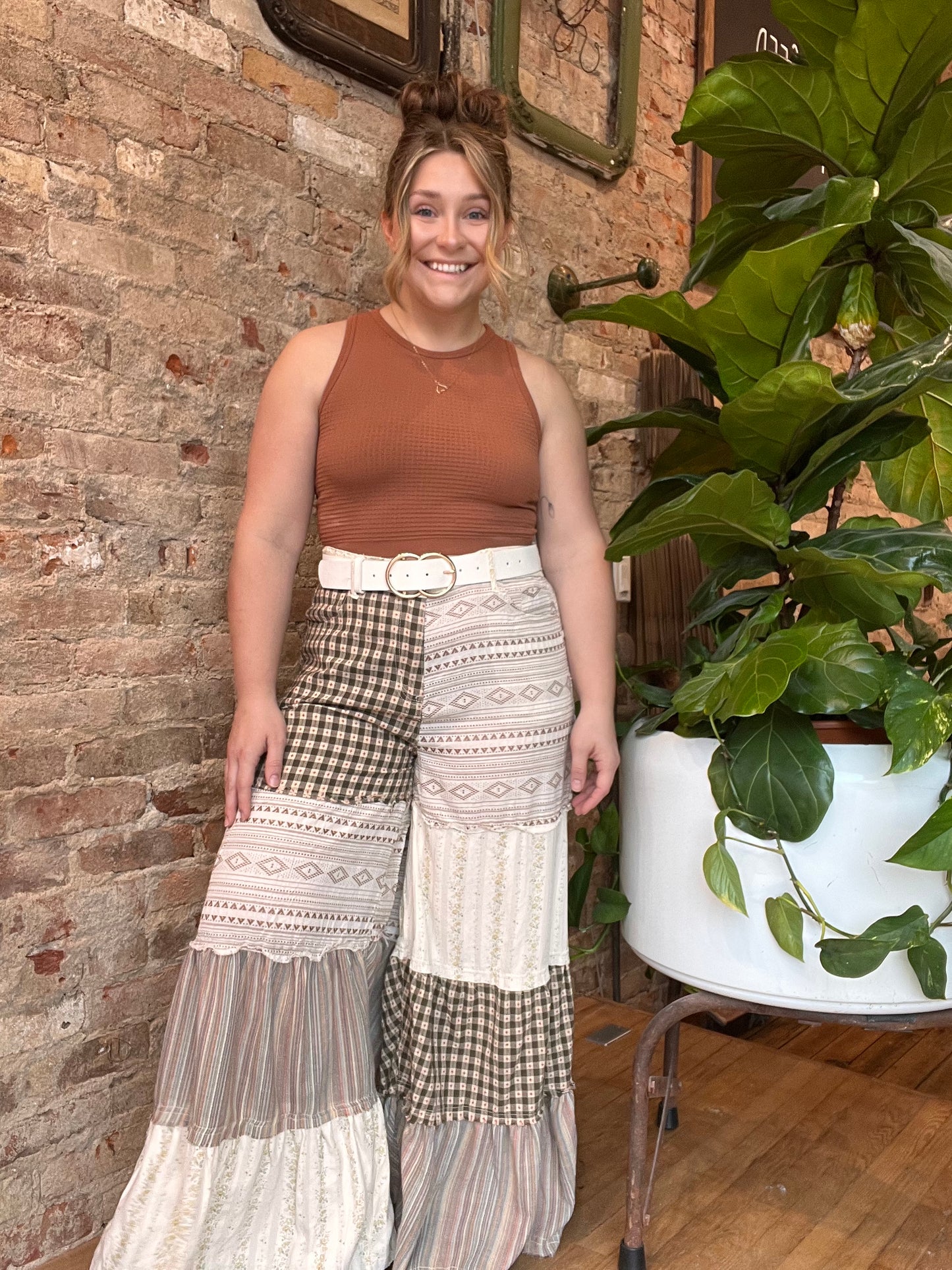 Seamless Waffle Crop Top