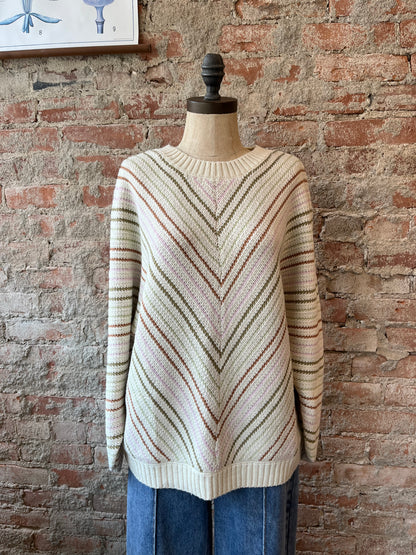 Vintage Diagonal Sweater
