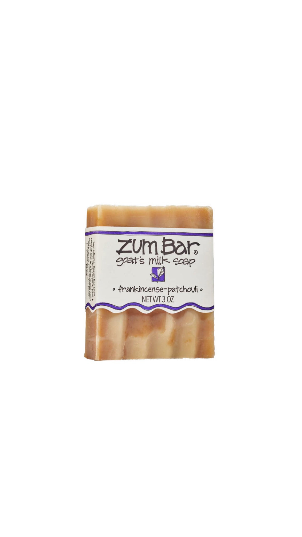 ZUM Bar Soap - Frankincense-Patchouli