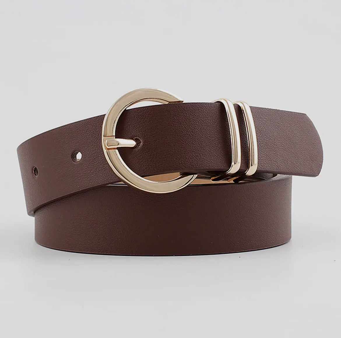 Thin Ring Buckle Belt