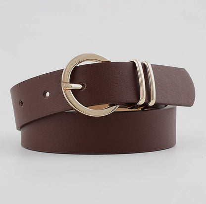 Thin Ring Buckle Belt