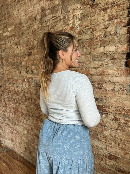 Ribbed Cardigan