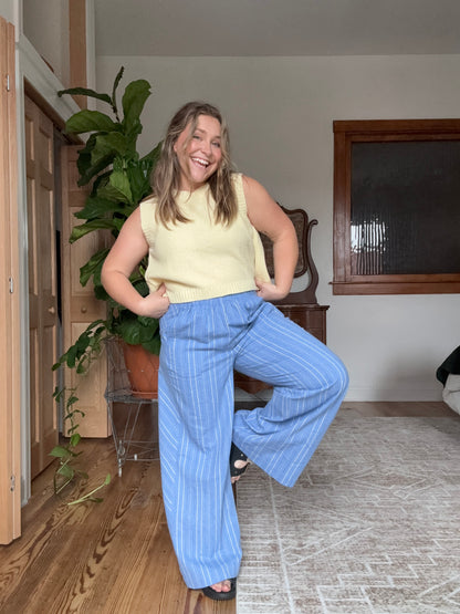 Pinstripe Trousers