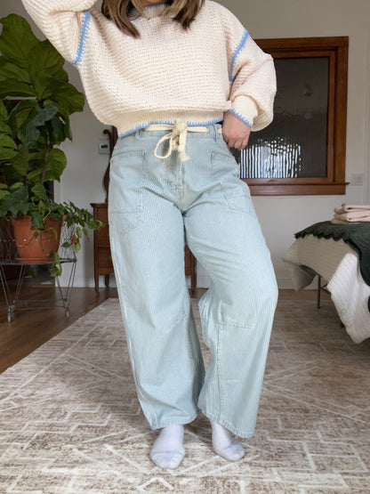 Stripe Denim Jeans