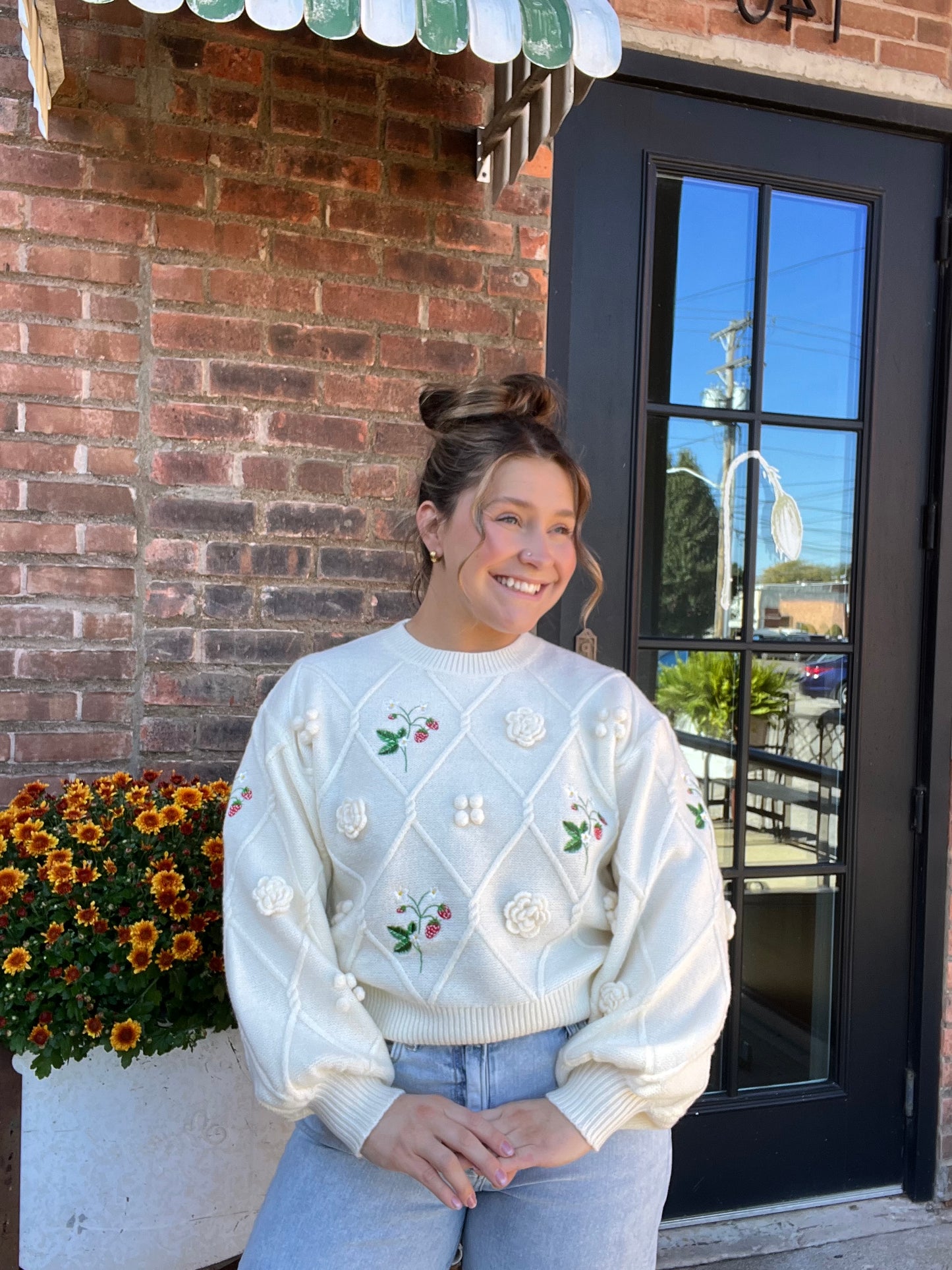 Strawberries & Cream Sweater