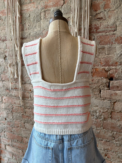 Open Back Knitted Sweater