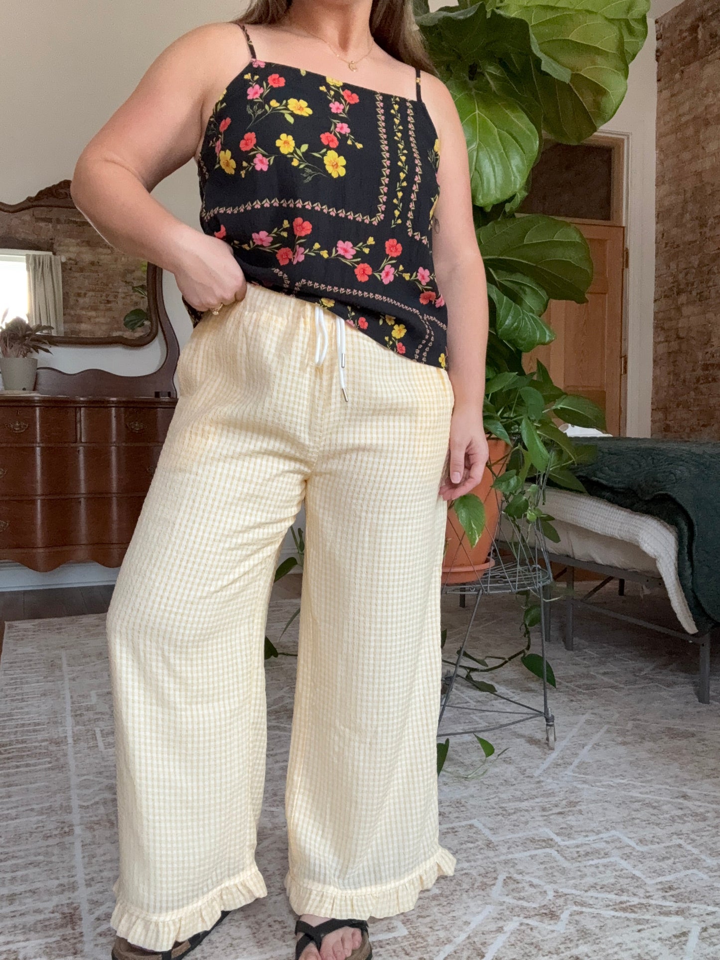 Checkered Gingham Pants