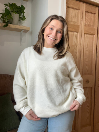 Soft Oversized Crew Sweatshirt