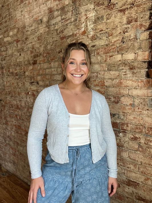 Ribbed Cardigan