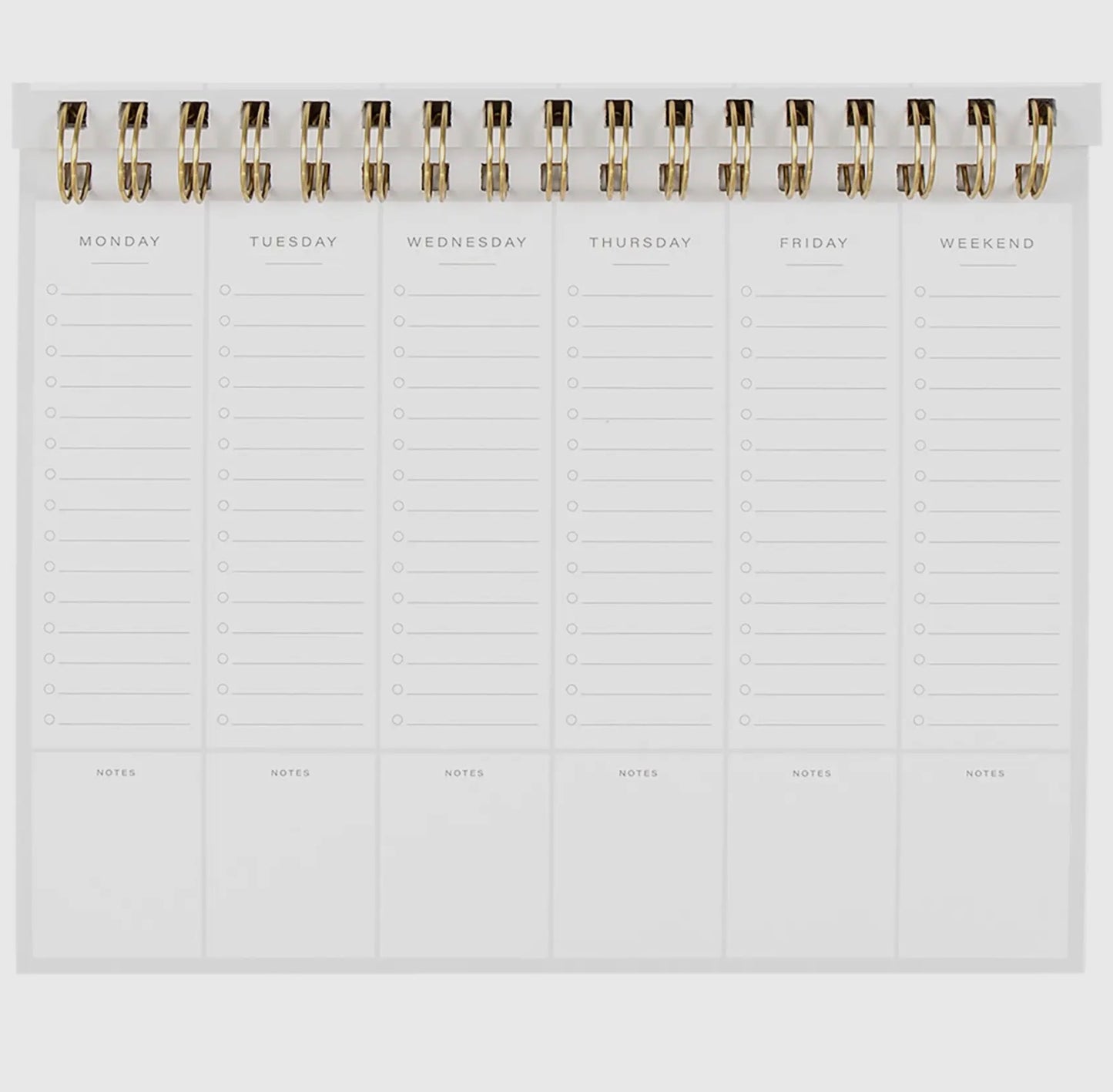 Spiral Weekly Planner