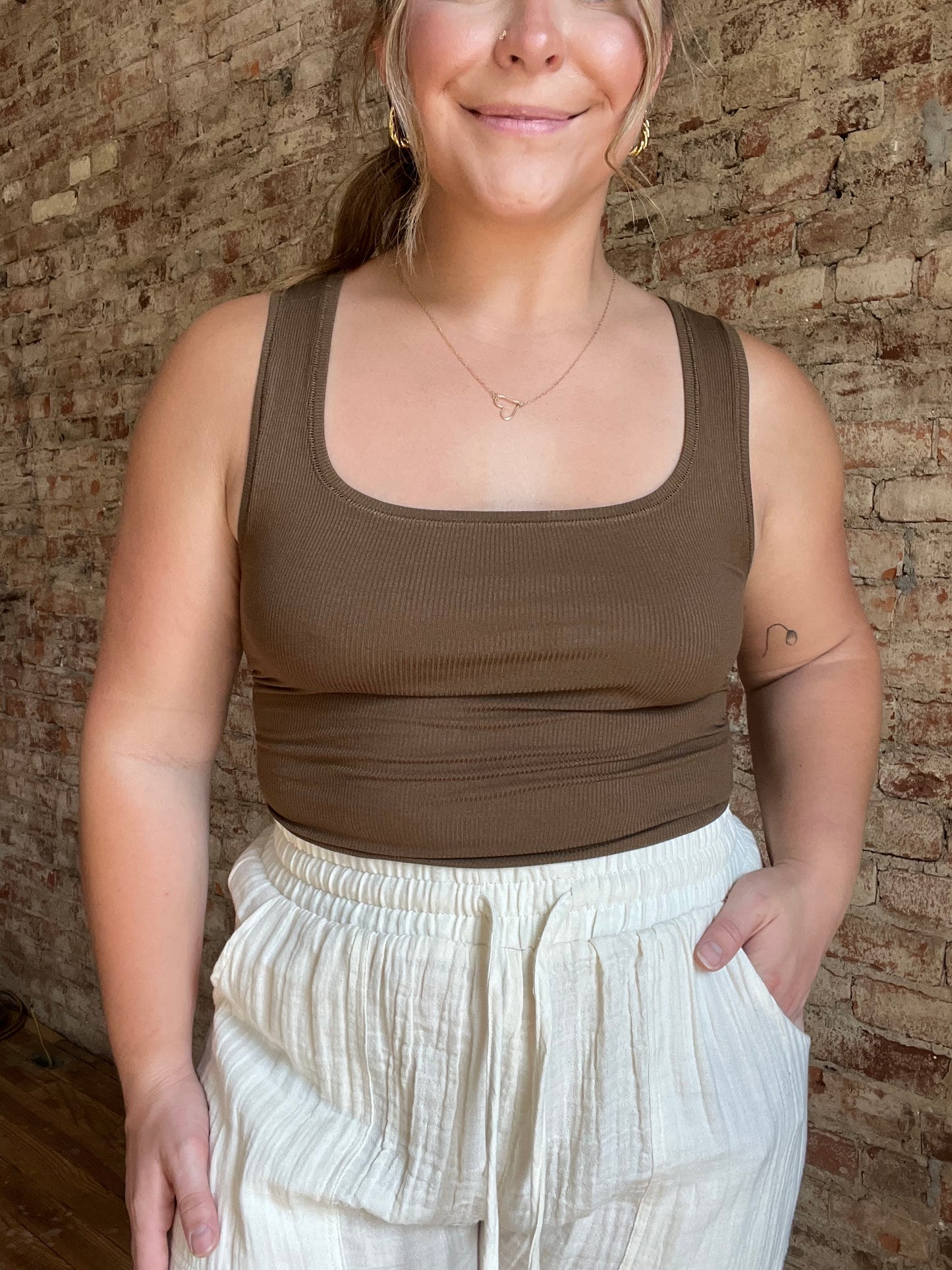 Scoop Neck Tank Top