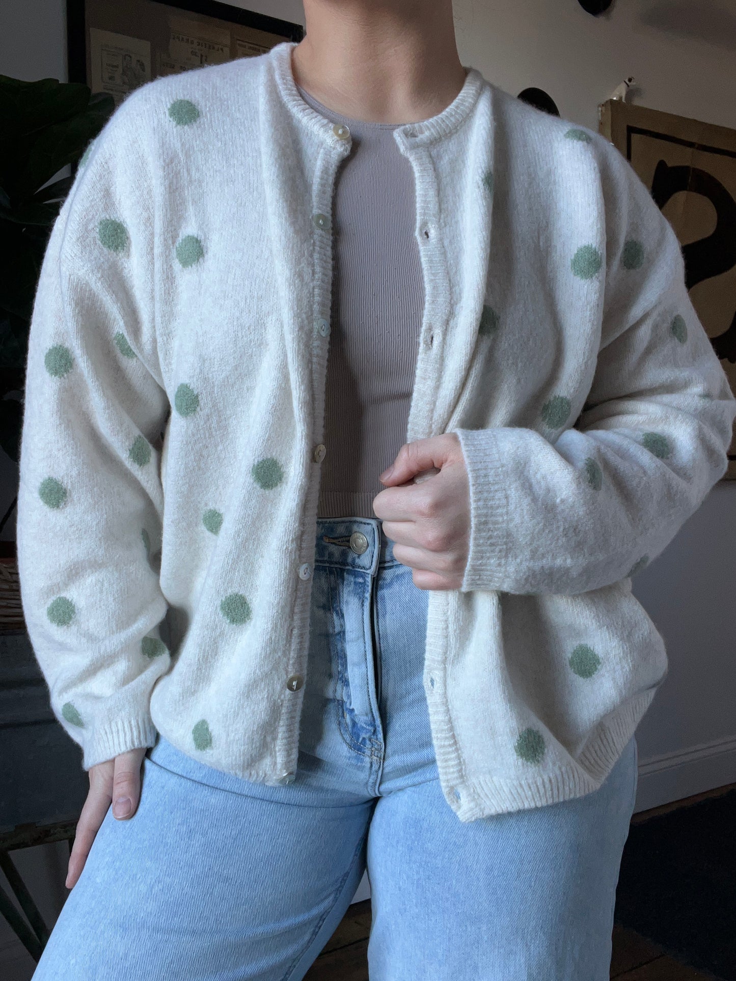 Polka Dot Cardigan