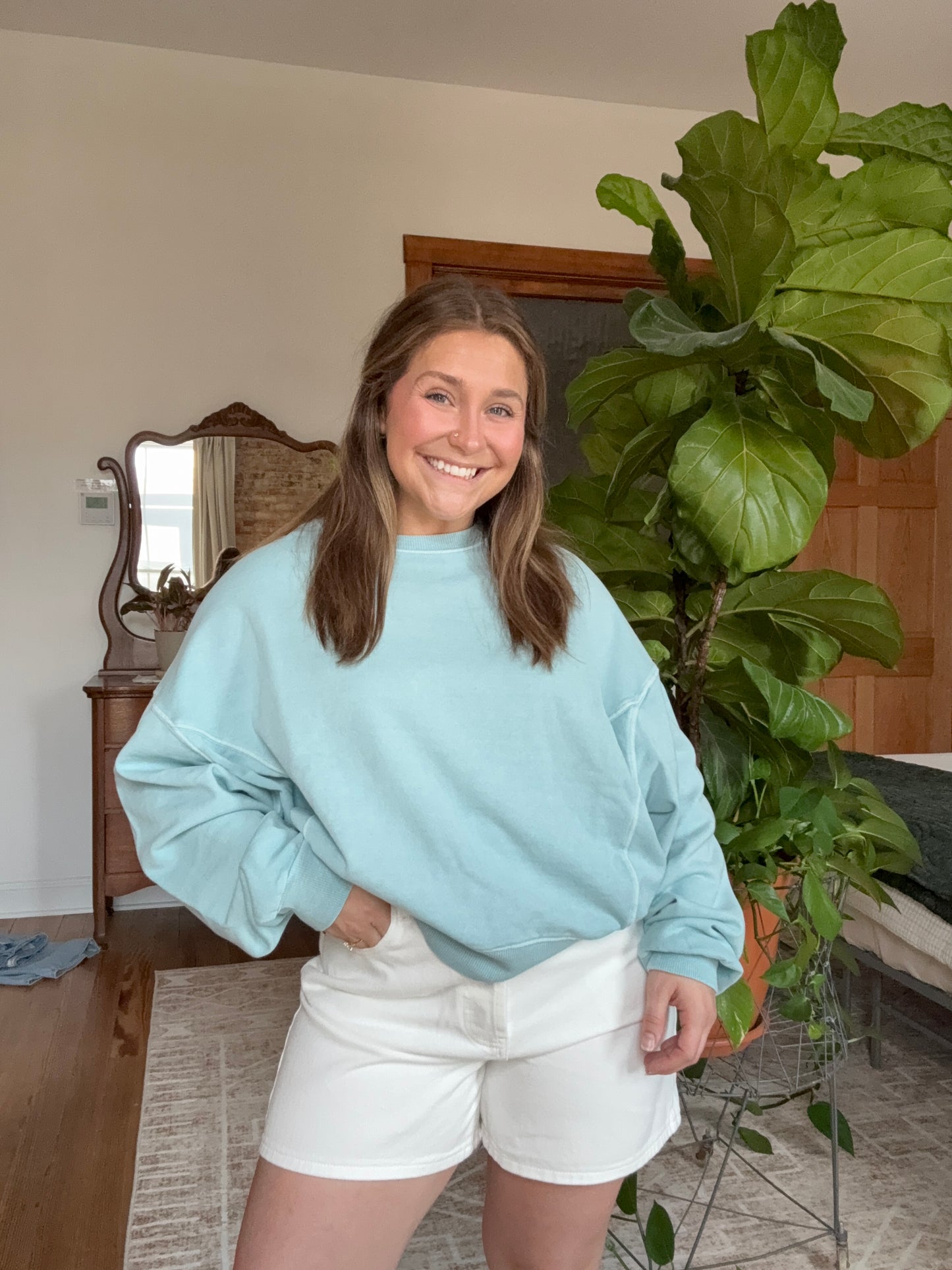 Comfort Washed Crewneck