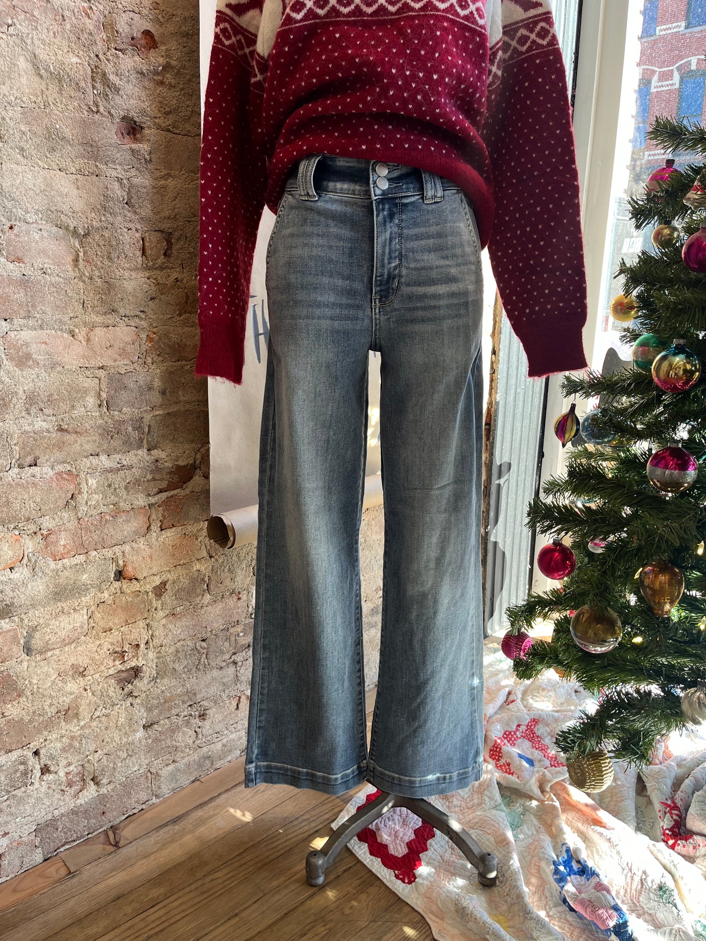 Judy Blue Wide Leg Jeans