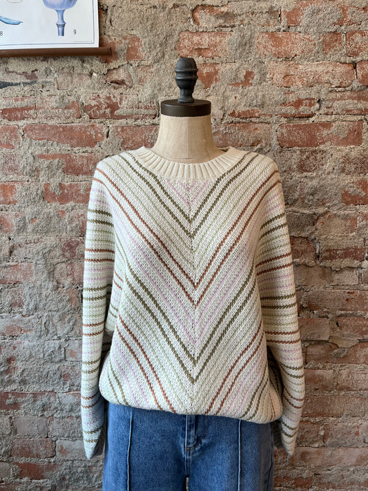 Vintage Diagonal Sweater
