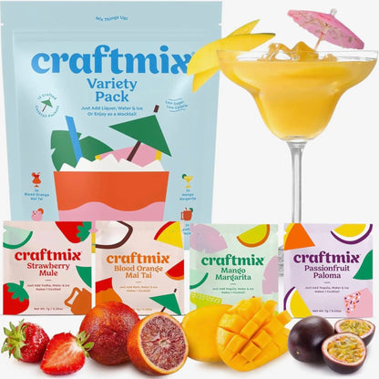 Variety Pack Cocktail Mixers - 12 Servings Multipack