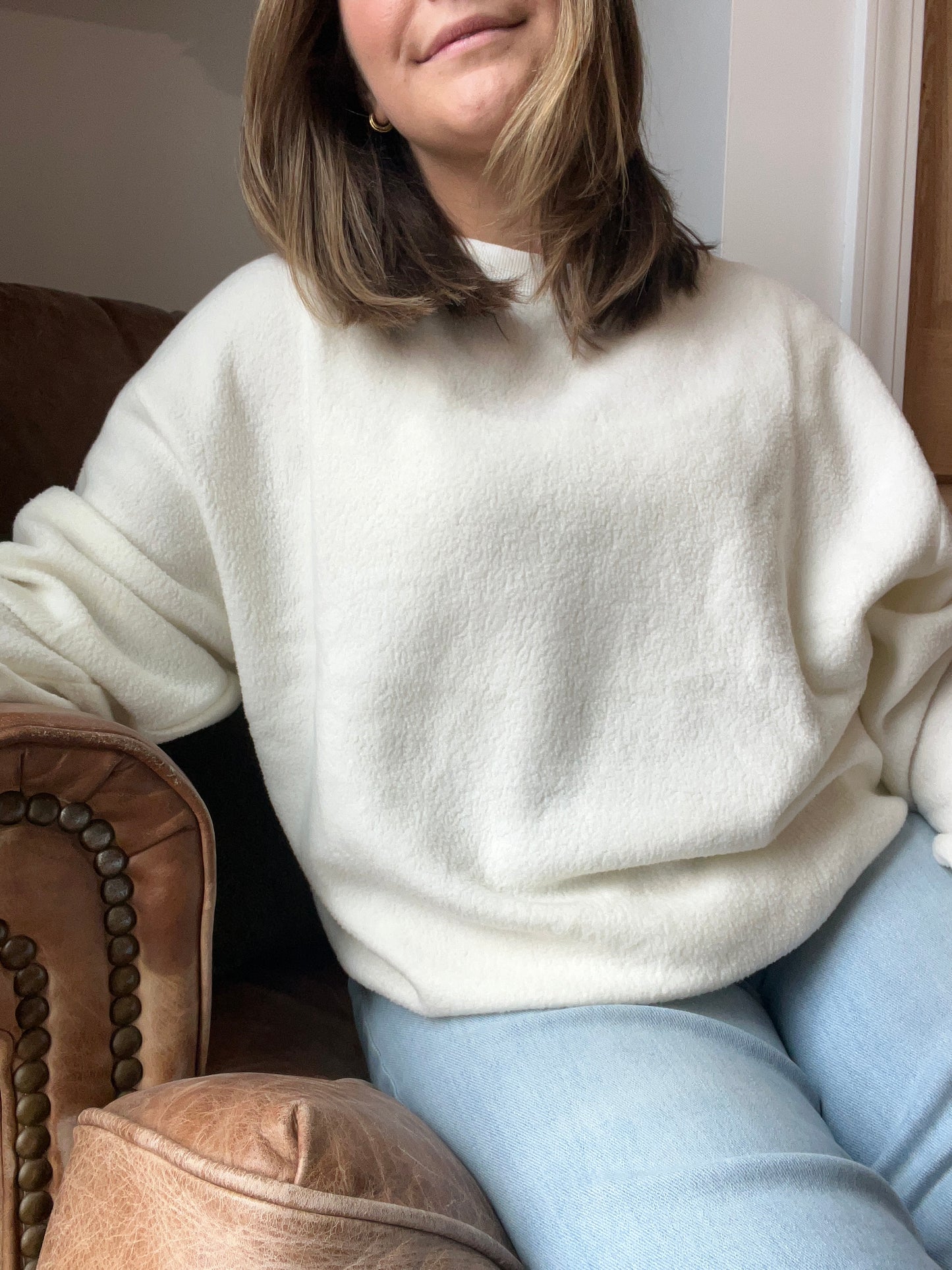 Soft Oversized Crew Sweatshirt