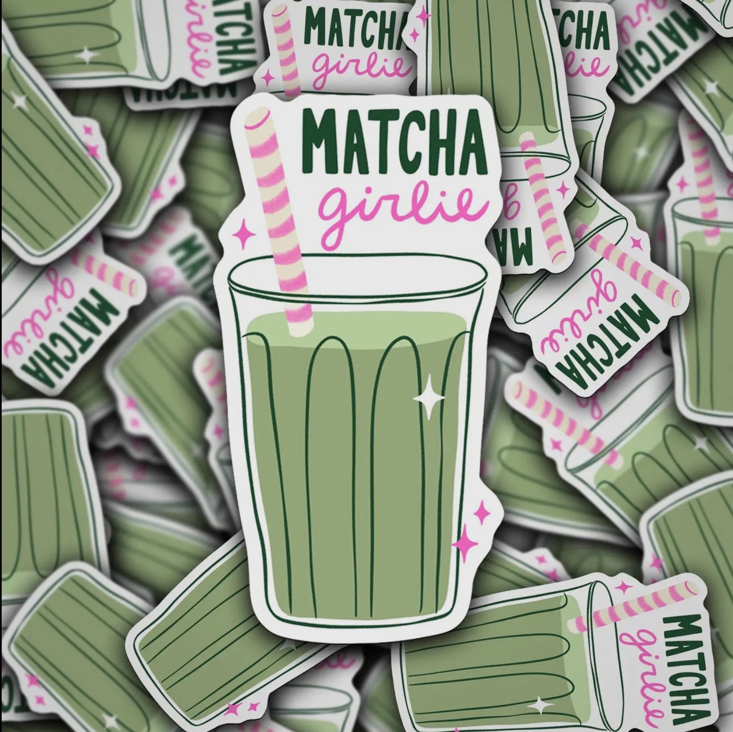 Matcha Girlie Sticker