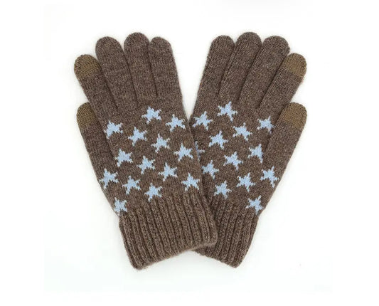 Star Print Smart Gloves