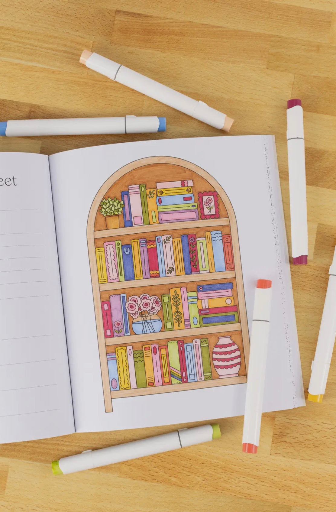All Booked Up Coloring Book
