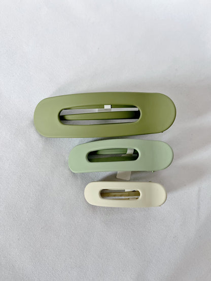 Flat Lay Hair Clips