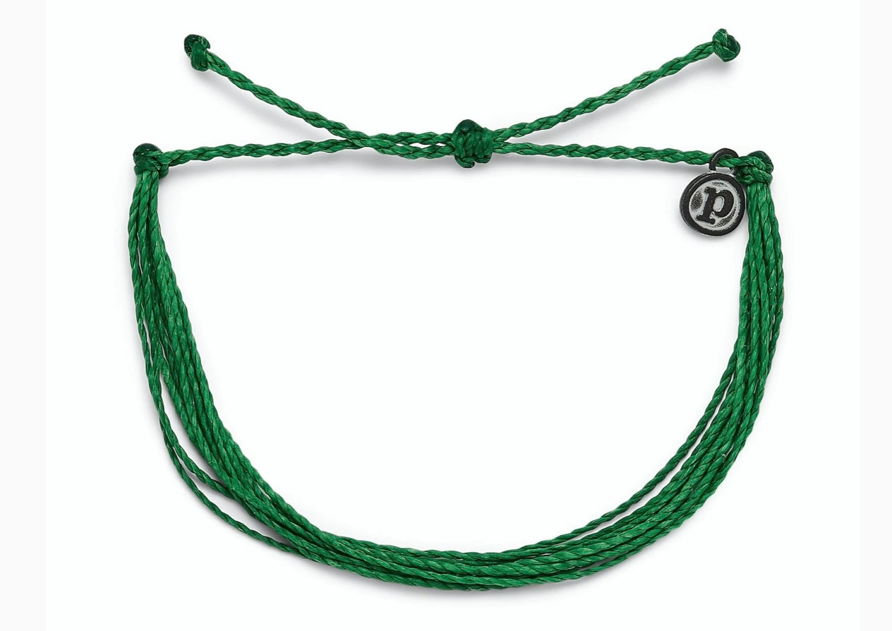 Pura Vida Dark Green Bracelet